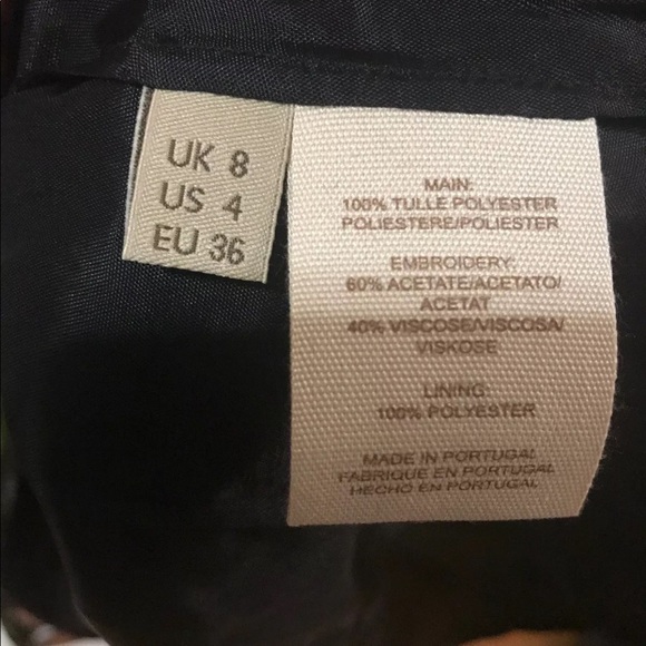 New Orla Kiely embroidered tulle Zora dress sz 4 - Picture 6 of 7